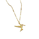 GARGANTILHA BEM-TE-VI BANHADA EM OURO 18K